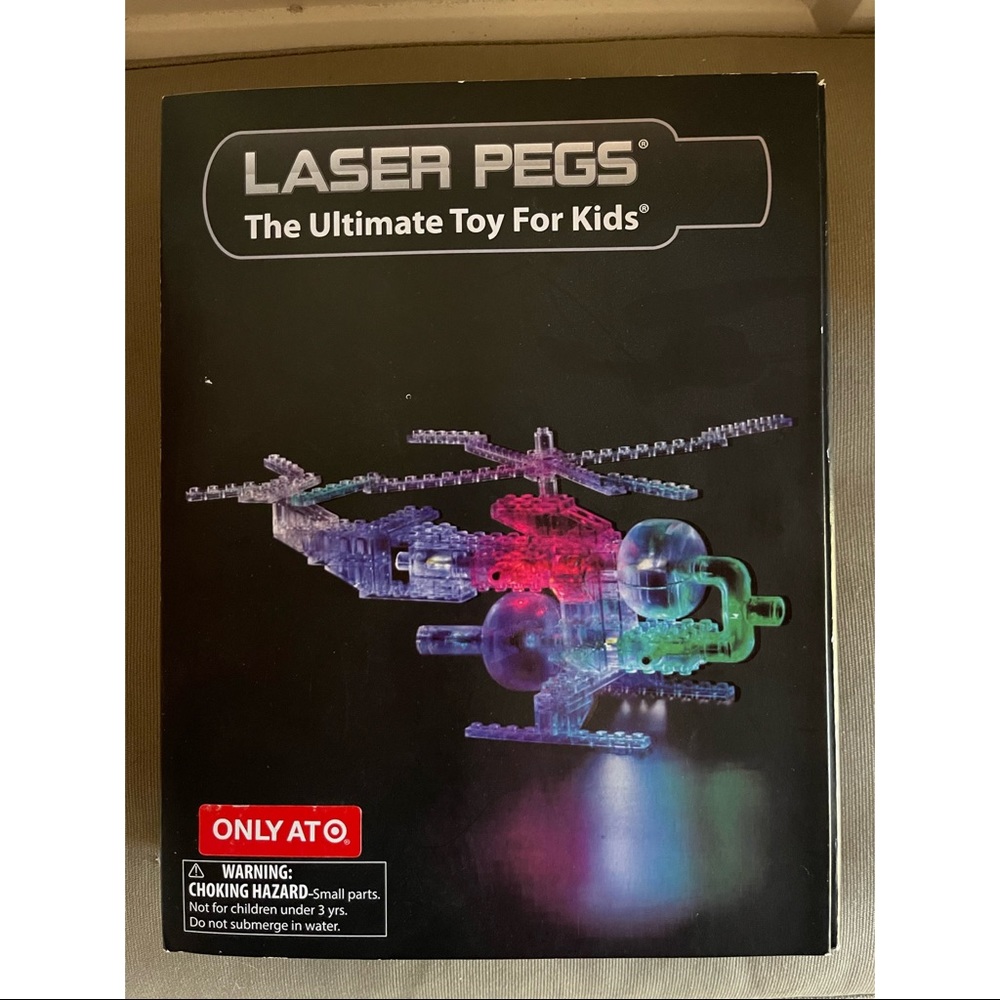NIB-Laser Pegs Helicopter Construction Set - 6 models in 1